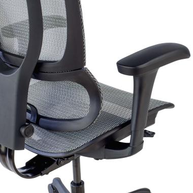 ergonomischer burostuhl grau burostuhl netzstoff 3d verstellbare armlehnen lordosenstutze kopfstutze 4