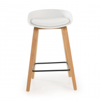 Barhocker Helsinki, skandinavisches Design, Holzbeine 210859 - (Outlet)