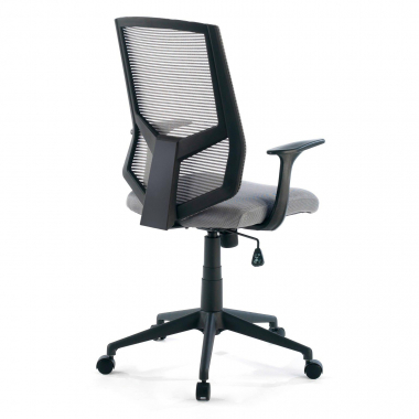 outlet burostuhl grau archer netzstoff feste armlehnen 6