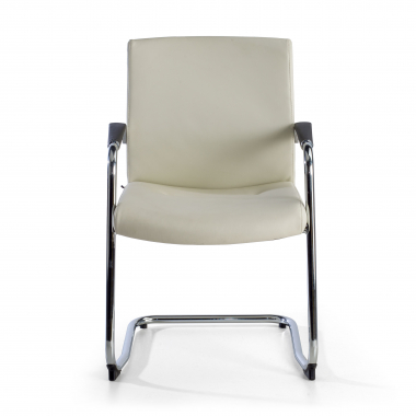 outlet burostuhl weiss adele stoff feste armlehnen 3