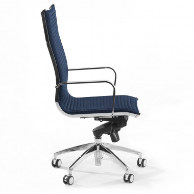 outlet burostuhl blau brenton kunstleder feste armlehnen 6