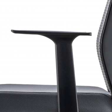 outlet burostuhl grau kana netzstoff bewegliche armlehnen 4
