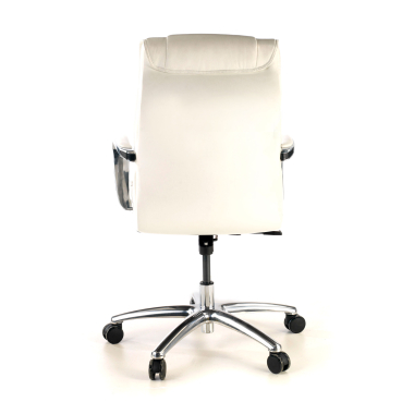 chefsessel weiss niedriger rucken naturleder naturleder gepolsterte armlehnen 6